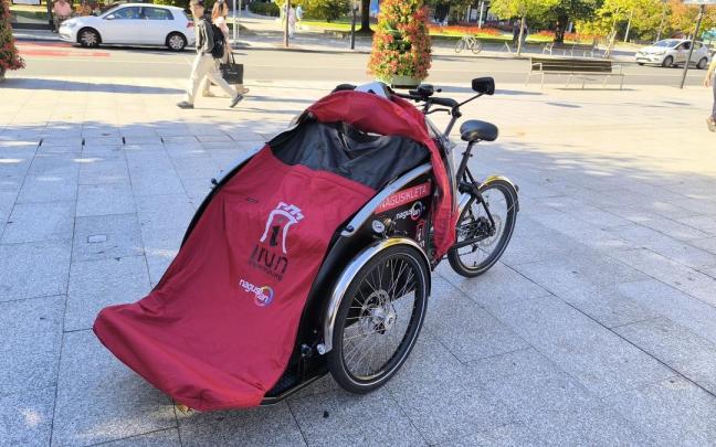 Triciclo para los paseos organizados por Nagusilan y Balazta