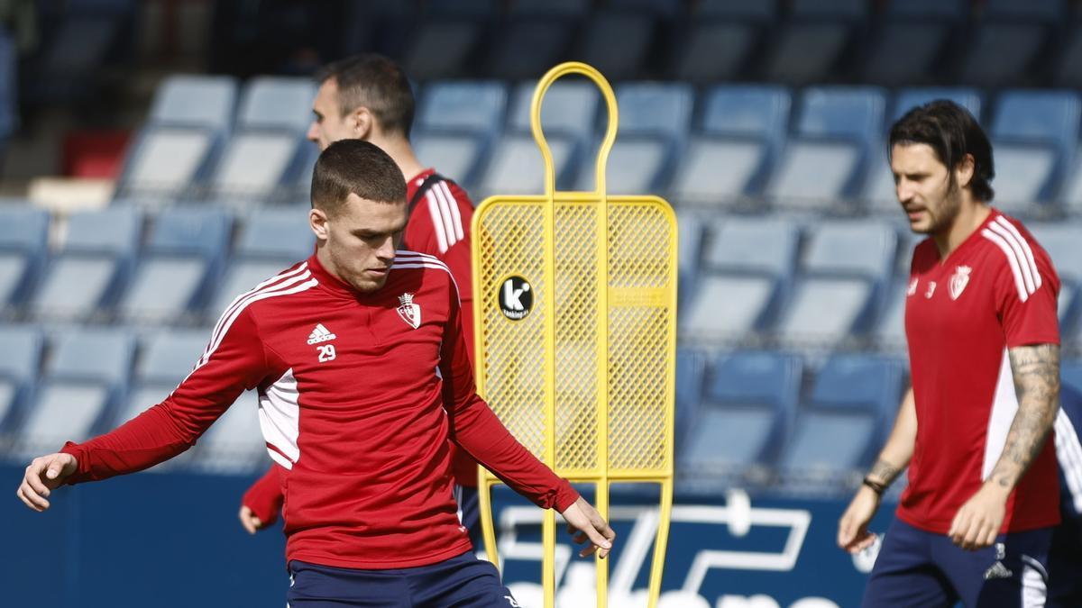 Osasuna inicia la semana de entrenamientos en Tajonar.