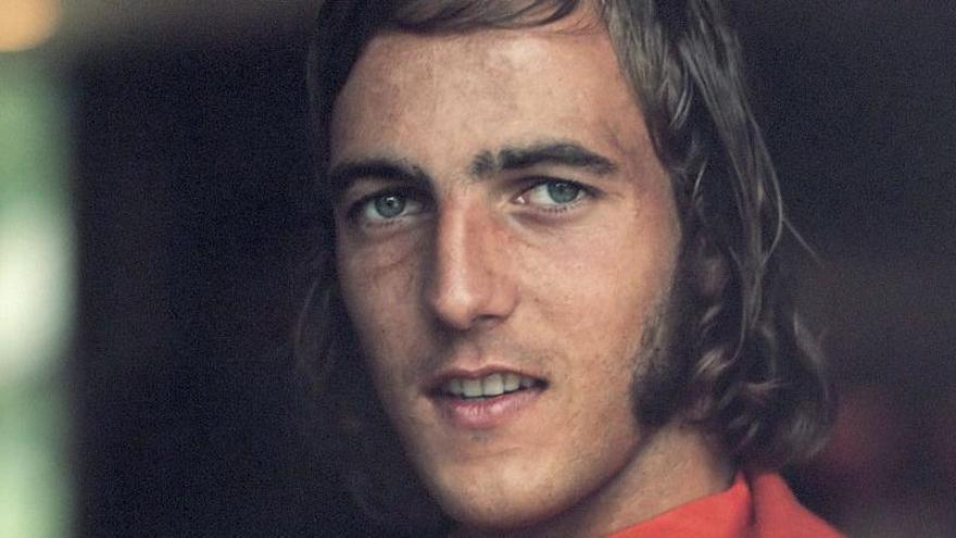 Johan Neeskens en una imagen con sus selección en 1974.