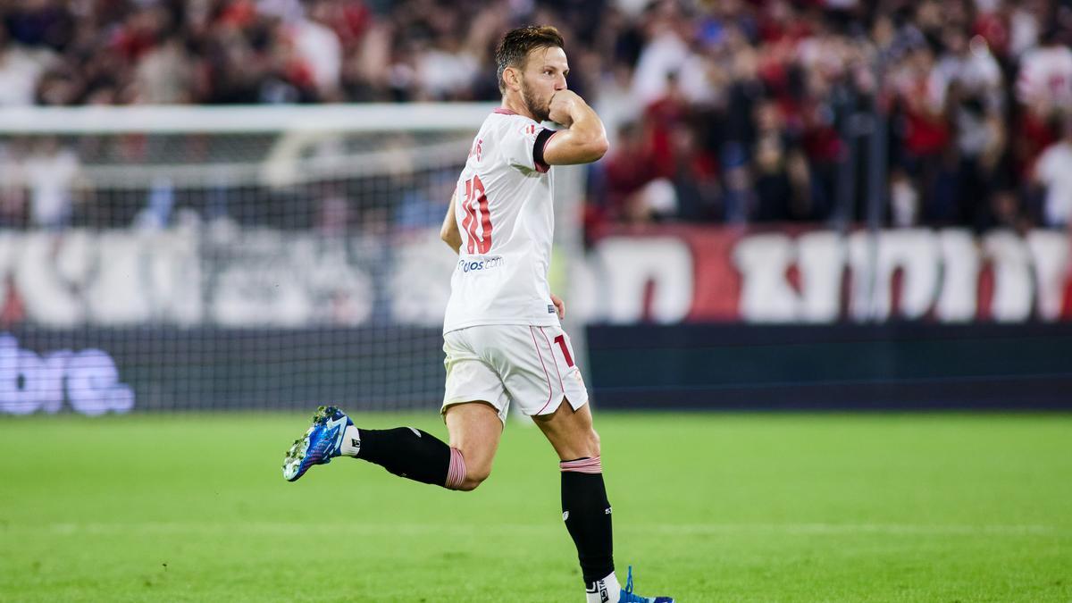 Ivan Rakitić durante su etapa en el Sevilla FC.