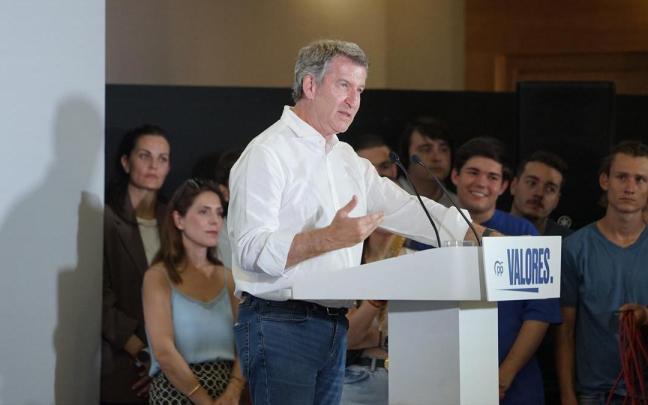 El líder del PP, Alberto Núñez Feijóo.