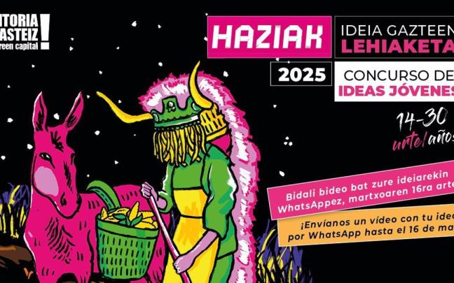 Gasteizko Udalak asteazkenean irekiko du Haziak ideia gazteen lehiaketaren izen-ematea.