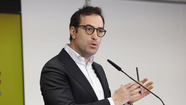 El ministro de Economía, Carlos Cuerpo, durante su comparecencia de este jueves.