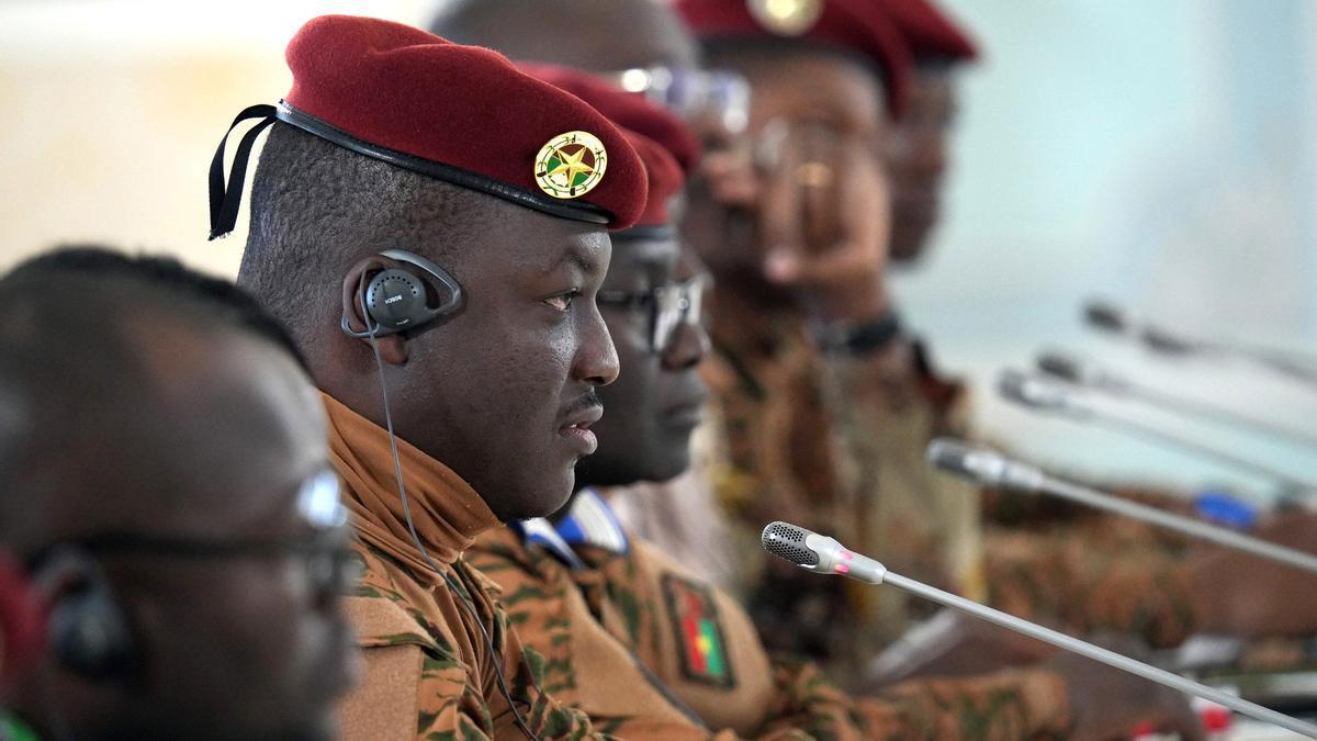 El presidente interino de Burkina Faso, Ibrahim Traoré