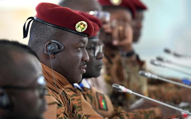 El presidente interino de Burkina Faso, Ibrahim Traoré
