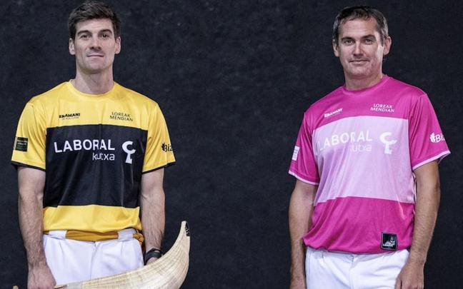 Barandika y Aritz Erkiaga, dos puntilleros vizcainos en la final de la Jai Alai League.