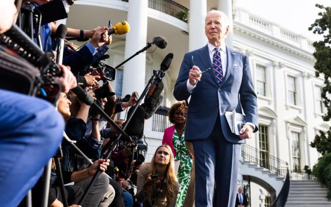 Joe Biden atiende a los medios en una imagen de archivo / E.P. Joe Biden atiende a los medios en una imagen de archivo