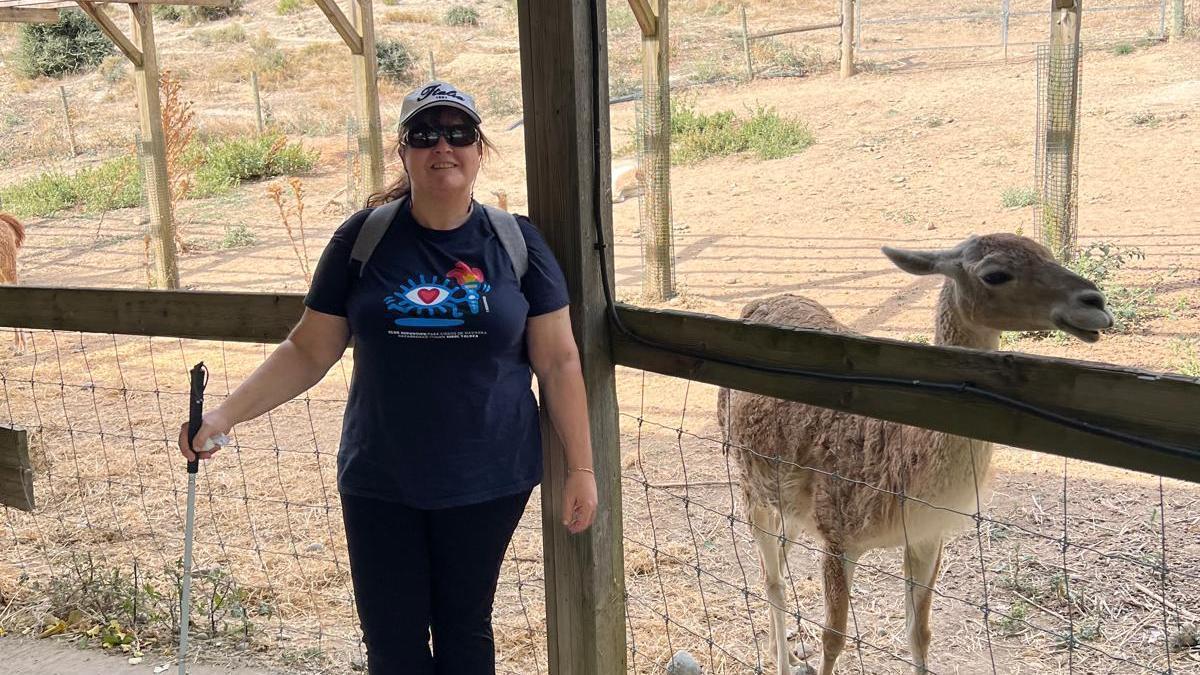 Yolanda Echeverría trata de llevar una vida lo más normal posible dentro de sus limitaciones