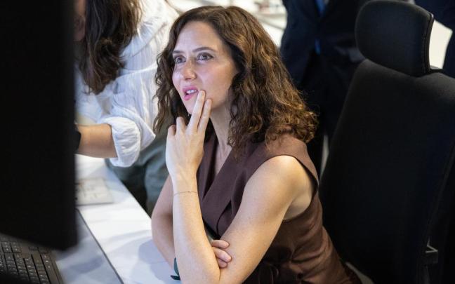 La presidenta de la Comunidad de Madrid, Isabel Díaz Ayuso.