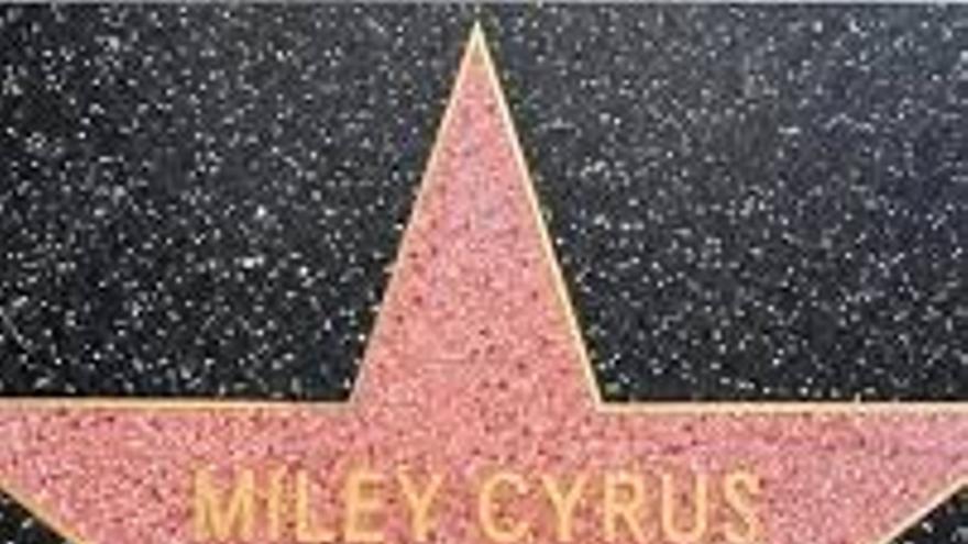 Estrella de Miley Cyrus en el Paseo de la Fama de Hollywood