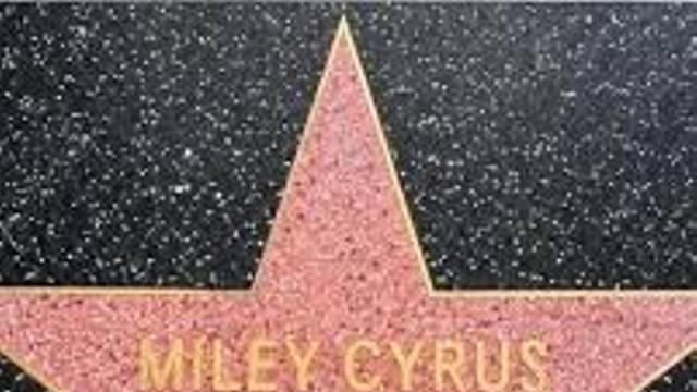 Estrella de Miley Cyrus en el Paseo de la Fama de Hollywood