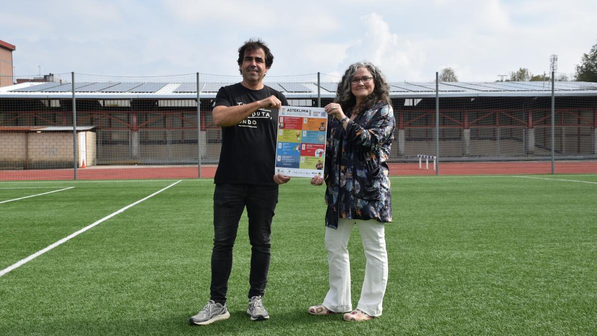 El técnico de Sostenibilidad y la concejala de Medio Ambiente