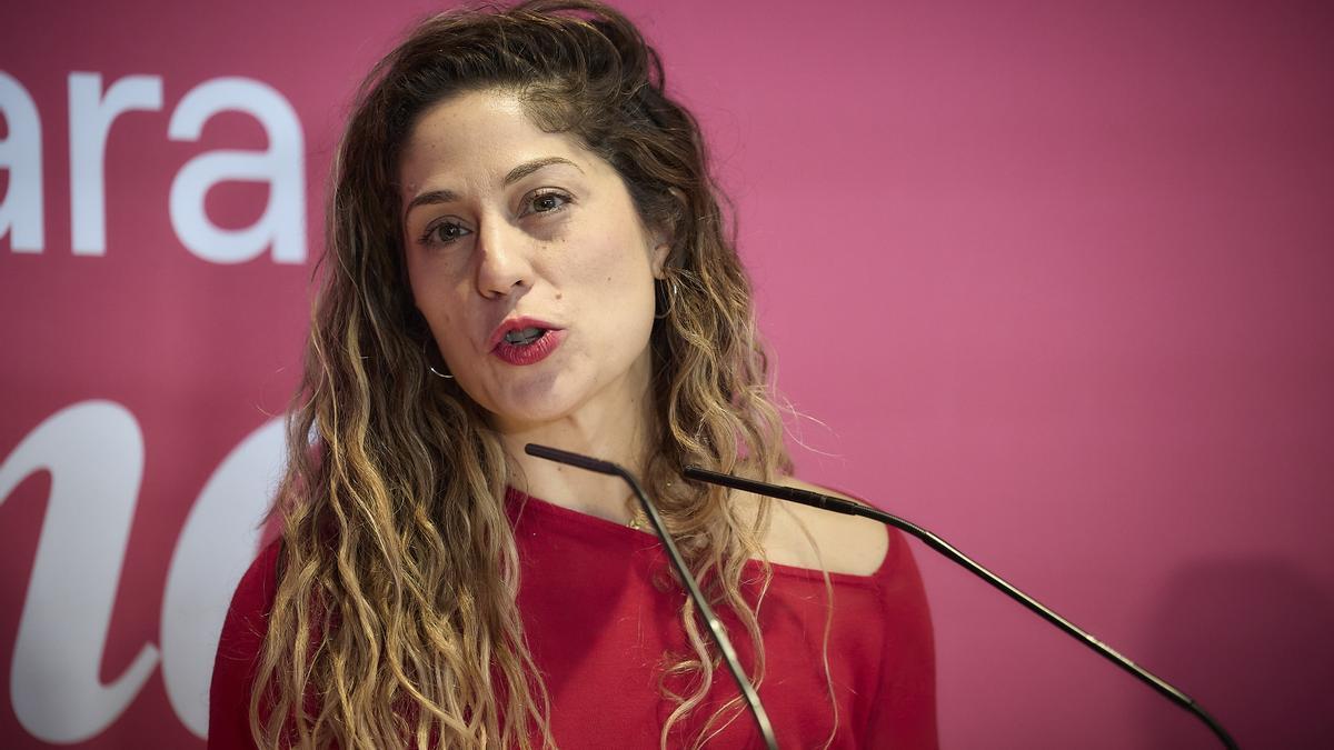 La coordinadora general de Sumar, Lara Hernández.