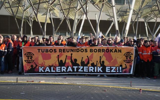 Manifestacion de Tubos Reunidos.