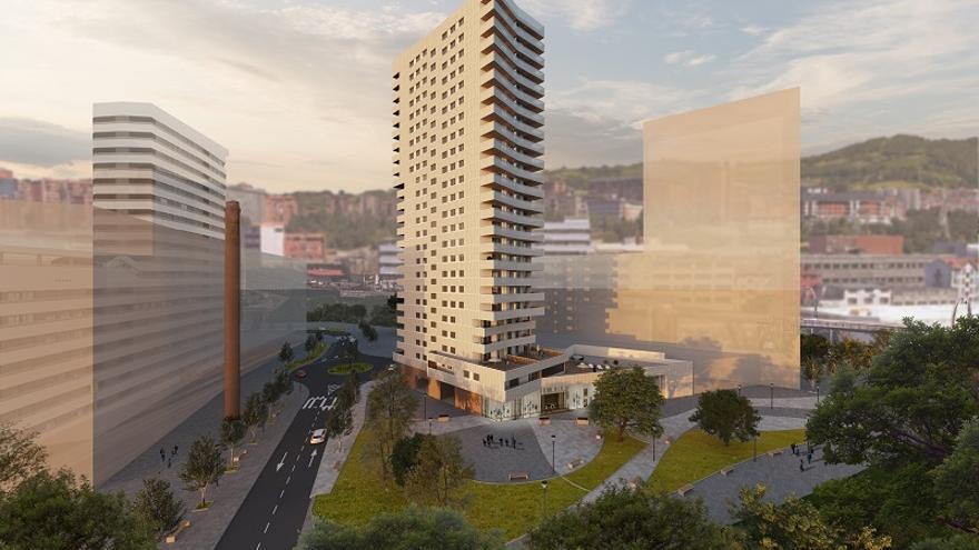 La cuarta torre de Bolueta tendrá 23 alturas