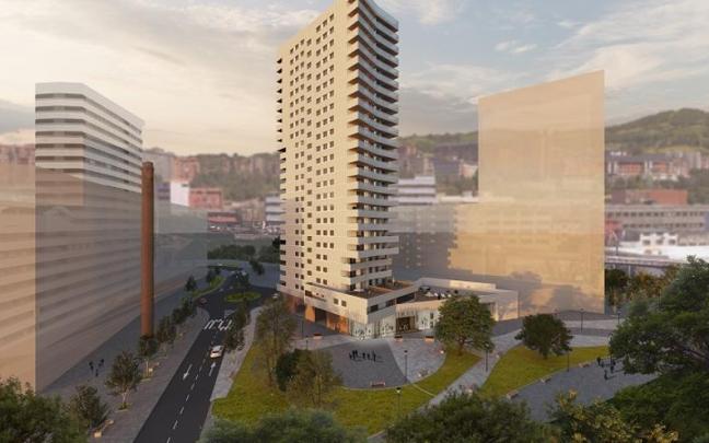 La cuarta torre de Bolueta tendrá 23 alturas