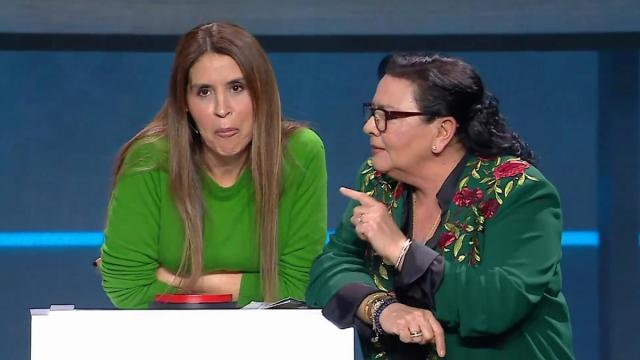 María del Monte (d), dejando sin palabras a Susana Saborido.