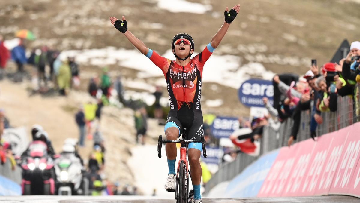Santiago Buitrago se impone en Las Tre Cime di Lavadero.