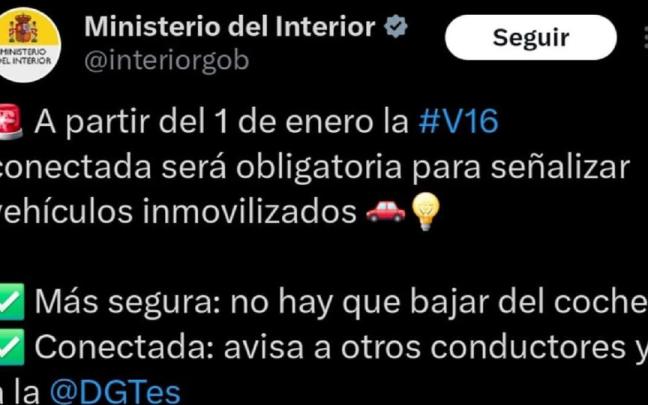 El comienzo del post.