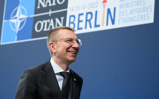 El presidente de Letonia, Edgars Rinkevics.