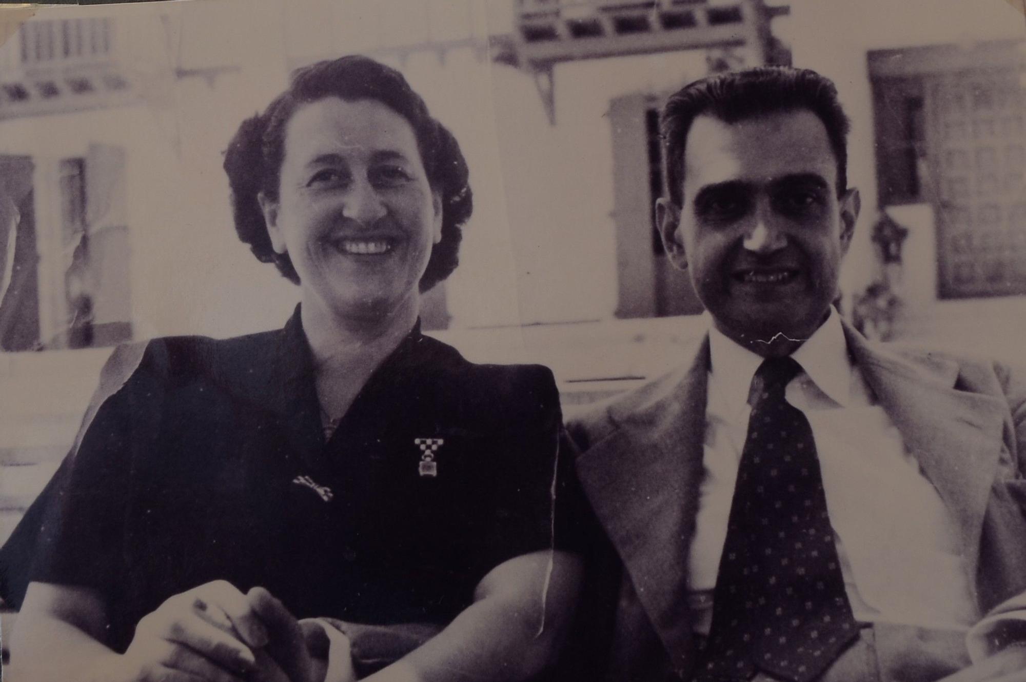 Ana Belén Larrauri y Manuel de Ynchasti, los mecenas de la colonia Lurdes Euzko Aur-Etxea de Jatsu