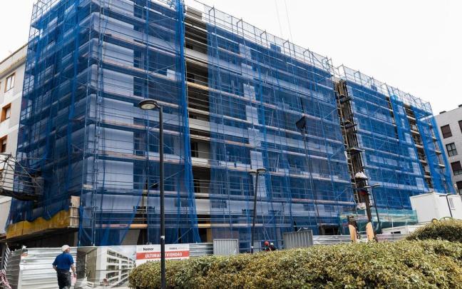 Viviendas en construcción.