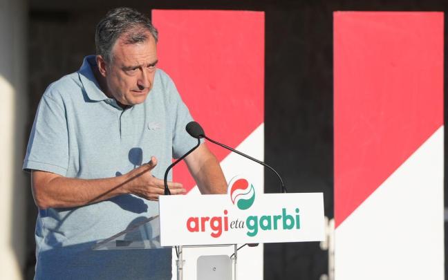 El presidente del EBB, Aitor Esteban.