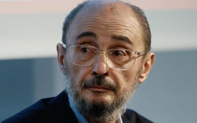 El secretario general del PSOE de Aragón, Javier Lambán.