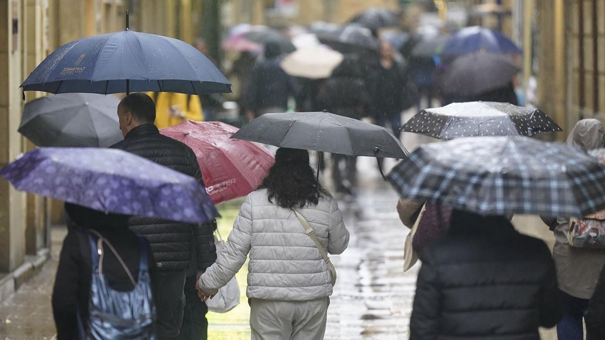 Según las previsiones, se esperan precipitaciones moderadas, persistentes y muy abundantes.