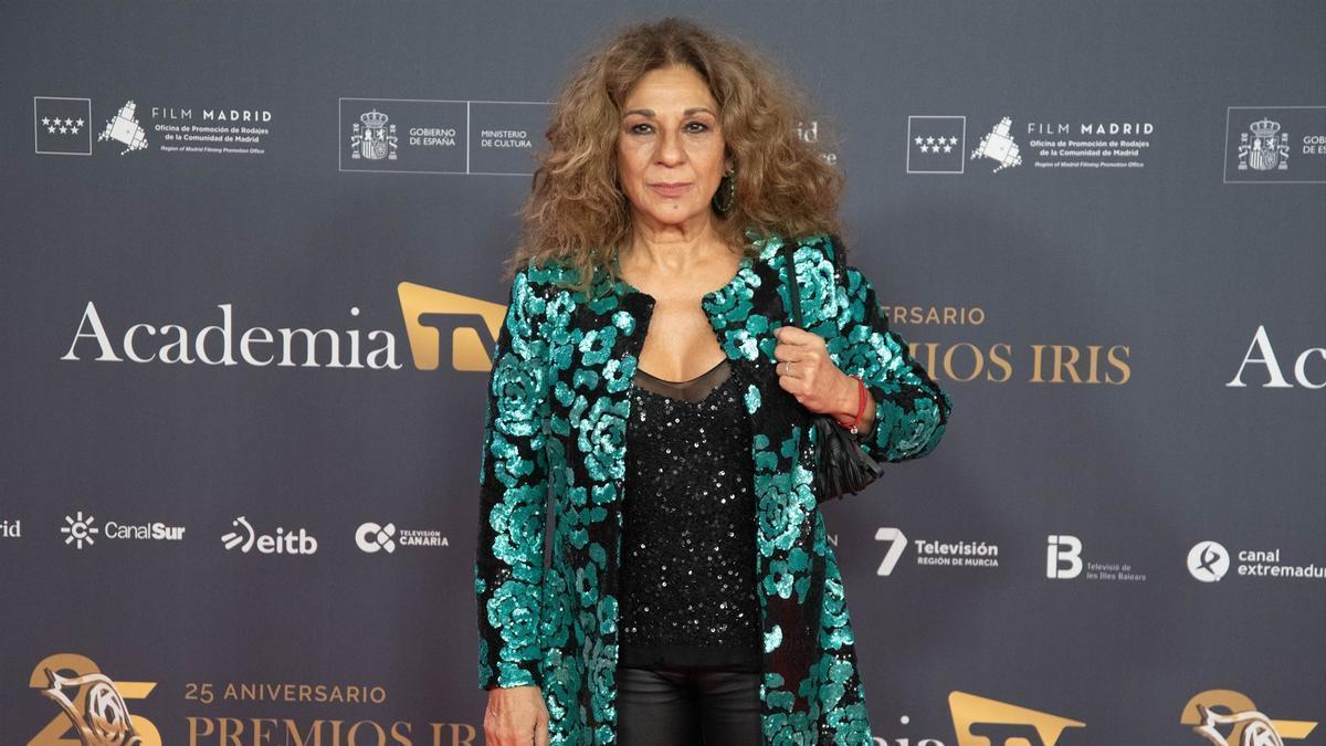 Lolita Flores, en el photocall de un evento