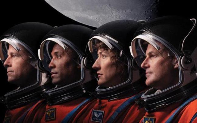 Los tripulantes de la Artemis II.