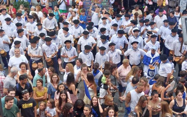 Txupinazo de los cármenes de Trintxerpe.
