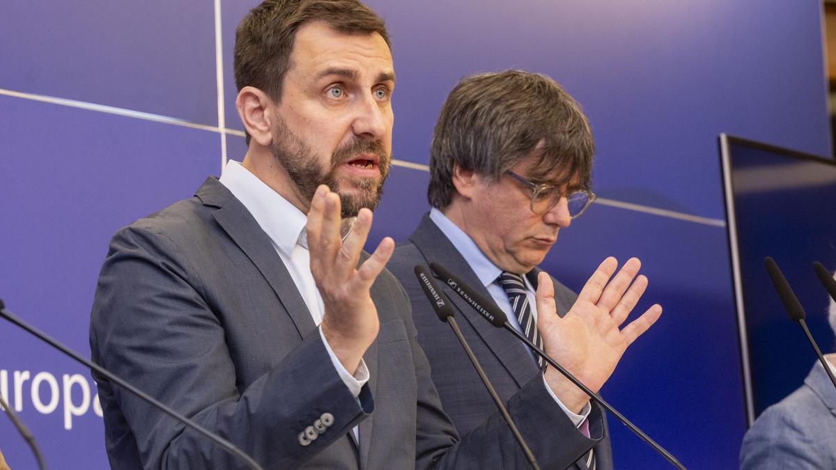 Comín y Puigdemont, en una imagen de archivo.