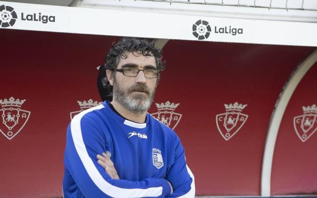Descarga, durante un Osasuna Promesas-Cantolagua Descarga, durante un Osasuna Promesas-Cantolagua