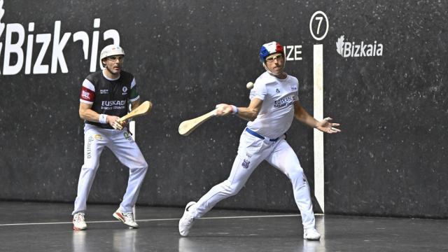 En imágenes: Final de pala corta de la Liga de Naciones de 36 metros entre Euskal Selekzioa y Francia