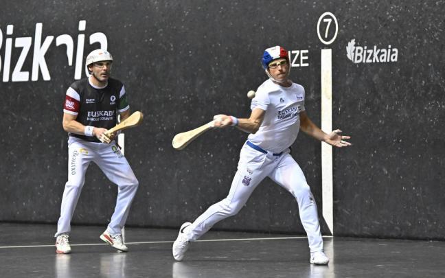 En imágenes: Final de pala corta de la Liga de Naciones de 36 metros entre Euskal Selekzioa y Francia