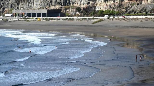Playa de La Laja, en Las Palmas de Gran Canaria.