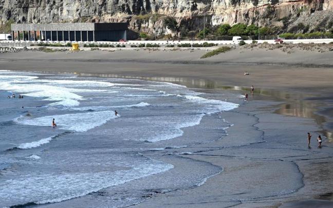 Playa de La Laja, en Las Palmas de Gran Canaria.