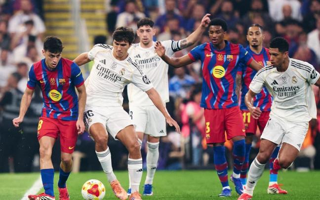 Imagen del último clásico de esta temporada disputado en Arabia Saudí.