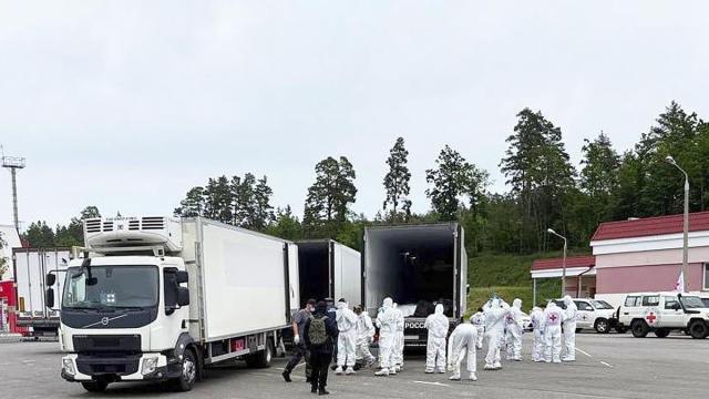 Intercambio de 6.000 cuerpos entre Rusia y Ucrania como parte de los acuerdos de Estambul / Tass / EP Intercambio de 6.000 cuerpos entre Rusia y Ucrania como parte de los acuerdos de Estambul