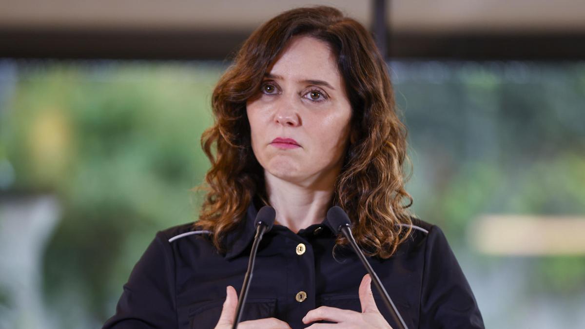 La presidenta madrileña Isabel Díaz Ayuso.