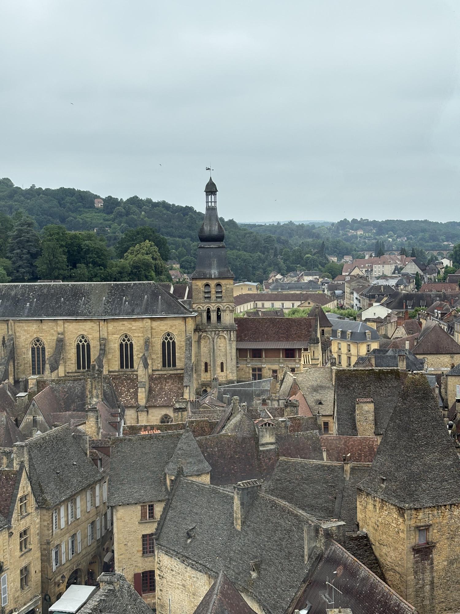 Vista desde el ascensor panorámico de Sarlat.