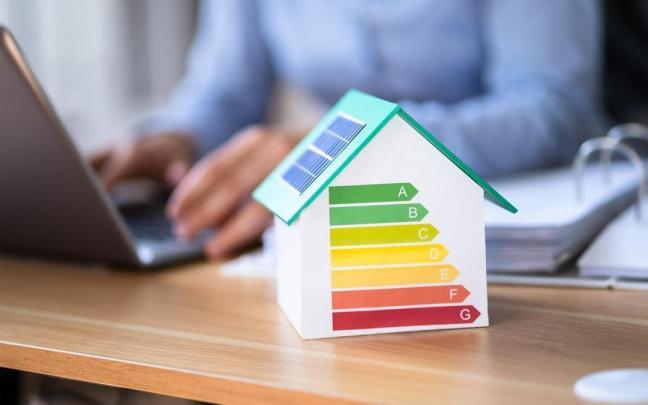 Etiqueta de calificación energética de una vivienda