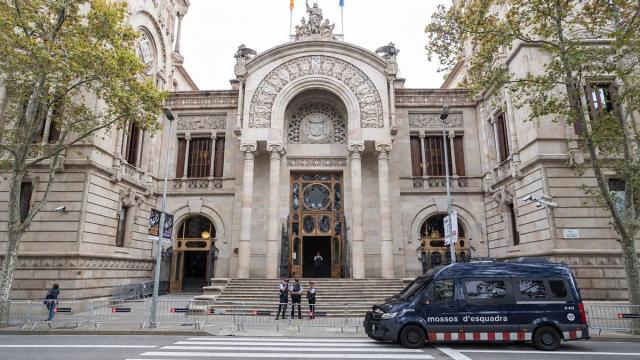 Exterior de la Audiencia Provincial de Barcelona, donde el acusado ha aceptado una condena de 26 años de prisión.