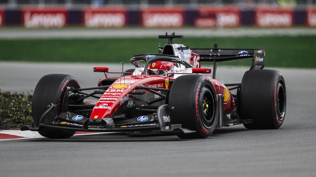 Charles Leclerc, durante el pasado Gran Premio de Canadá.