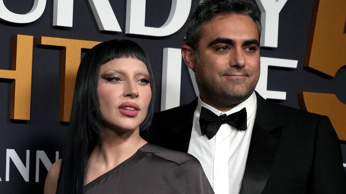 Lady Gaga y su prometido, el empresario Michael Polansky.