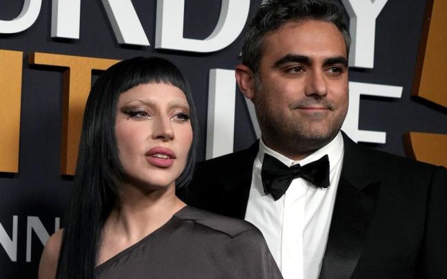 Lady Gaga y su prometido, el empresario Michael Polansky.