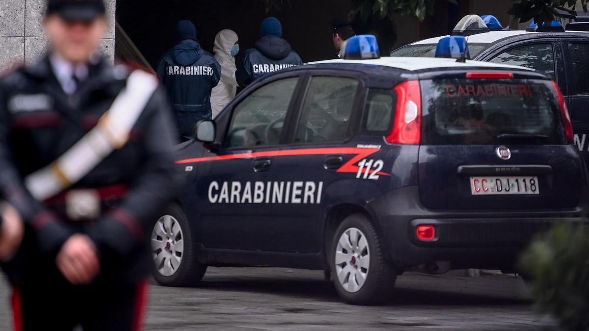 Un dispositivo de los Carabinieri italianos en Milán.