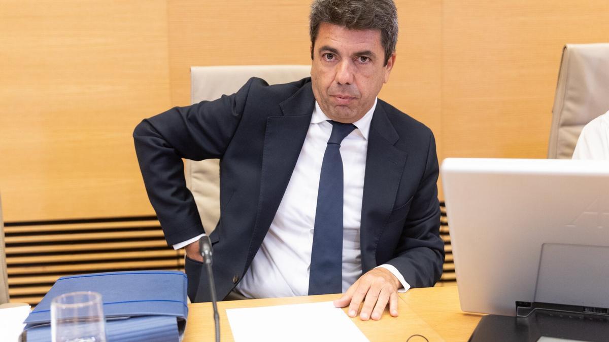 Mazón, ante la comisión de investigación del Congreso por la gestión de la Dana