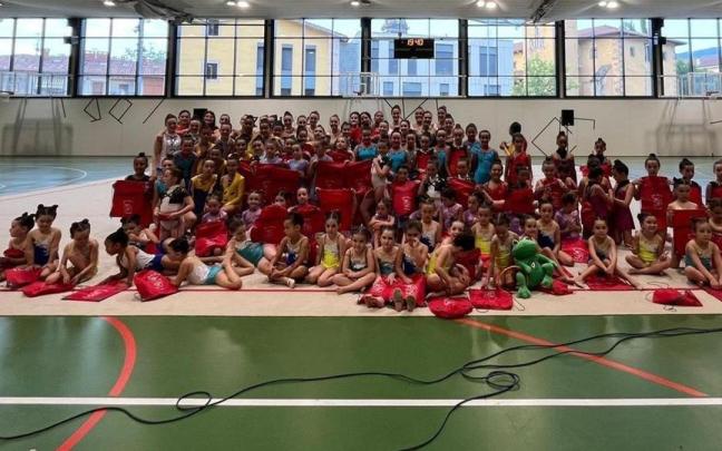 Una imagen de la última exhibición que puso el broche de oro al reciente clausurado curso.
